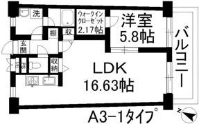 アーバンハイツ住乃江の間取り画像