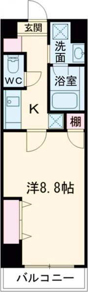 ヒルズ京都東の間取り画像