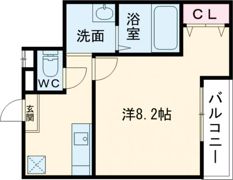 フジパレス堺鳳中Ⅴ番館の間取り画像