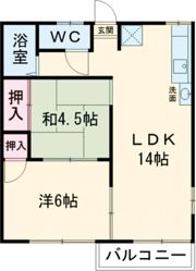 コーポ天水の間取り画像