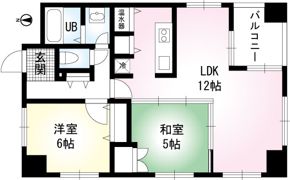 PRISM COURT 平井の間取り画像