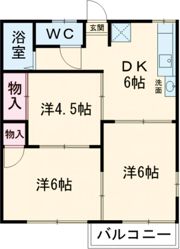 コーポ天水の間取り画像