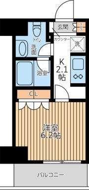 City Lux Tobeの間取り画像