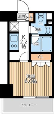 City Lux Tobeの間取り画像