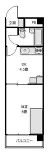ダイアパレス中新町第3の間取り画像