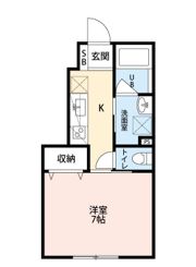 クレール東船橋の間取り画像