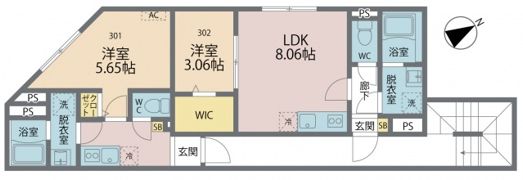 カインドネス西葛西の間取り画像