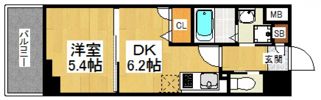 イルマーレ博多の間取り画像