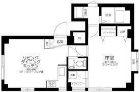 フロンティアハイツの間取り画像