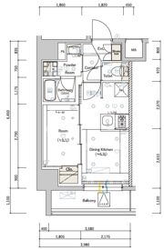 SYFORME SUMIYOSHI Ⅲの間取り画像
