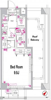 グラントゥルース小竹向原の間取り画像