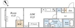 リブリ・船橋Ⅳの間取り画像