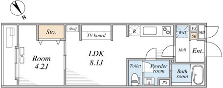 リブリ・船橋Ⅳの間取り画像