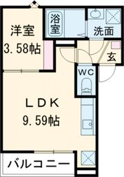 GRADUS狭山ヶ丘の間取り画像