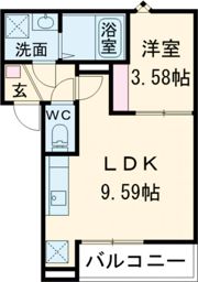 GRADUS狭山ヶ丘の間取り画像