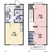 CaSa A・G A棟の間取り画像