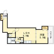 仮称)高槻市古曽部共同住宅の間取り画像