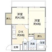 高円ハイツの間取り画像