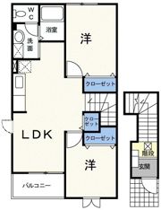 カレントの間取り画像
