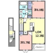 サニーセトル拾弐号館の間取り画像