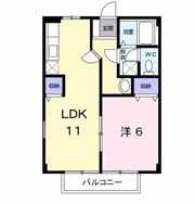 サンヒルナガヒロⅡの間取り画像