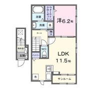 桜の町 千里川住宅の間取り画像