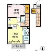 アオーラ泉 Bの間取り画像