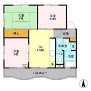 ベルメゾンの間取り画像