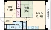 メゾンクレーネ弐番館の間取り画像