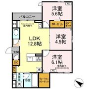 ドムスクレスト中町の間取り画像