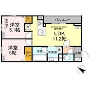ドムスクレスト中町の間取り画像