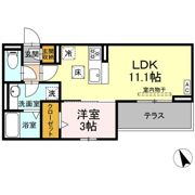 D crest 中之郷の間取り画像