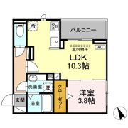 D crest 中之郷の間取り画像