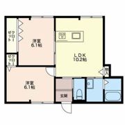 サンリバー今朝白Ⅱの間取り画像