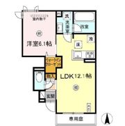 D-ROOM TK A棟の間取り画像