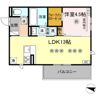 TORISIA飛田の間取り画像