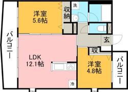 アヴァンティ横手の間取り画像