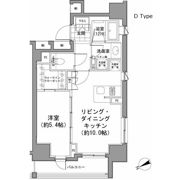 パークハビオ八丁堀の間取り画像