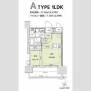 ドゥーエ赤坂の間取り画像