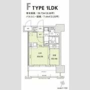 ドゥーエ赤坂の間取り画像