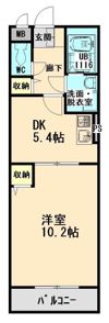 マンションラピタの間取り画像
