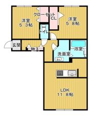 パークヴィラ杉水Ⅰの間取り画像