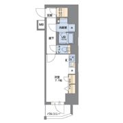 Metrosa谷町六丁目Southの間取り画像