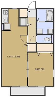 ベルツリー東川口C棟の間取り画像
