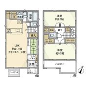 中央戸建の間取り画像