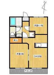 パルク賀庄の間取り画像