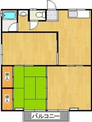 グリーンハイツ1の間取り画像