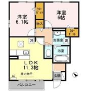 ガーデンプラザ新栄 A棟の間取り画像