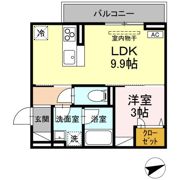 サントピア新涯Ⅱの間取り画像
