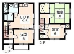 テラスハウス高橋 Cの間取り画像